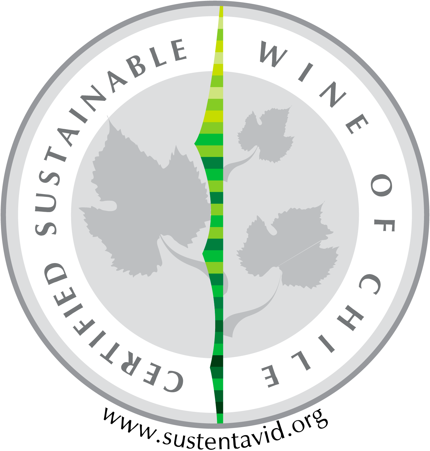 Logo de Certificado de sustentabilidad Wine of Chile
